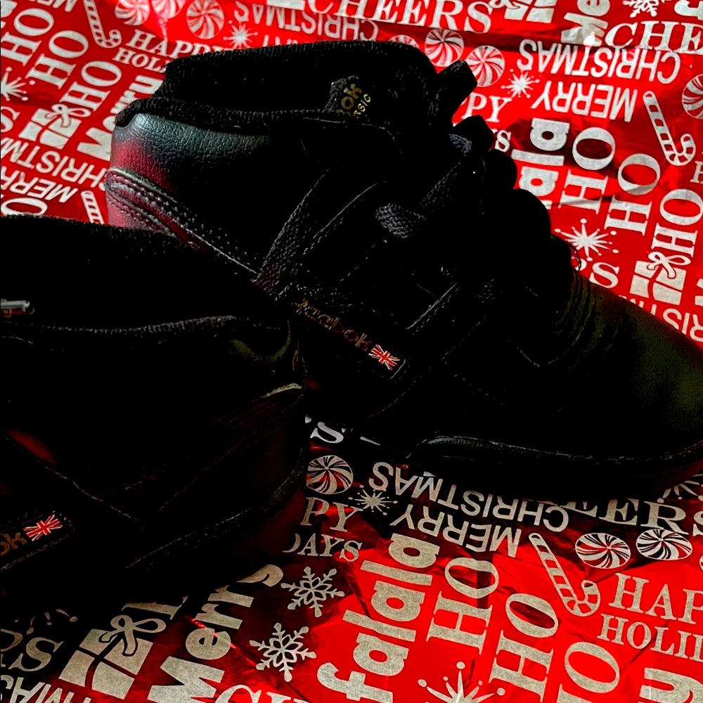 Reebok Black High-Top Sneakers